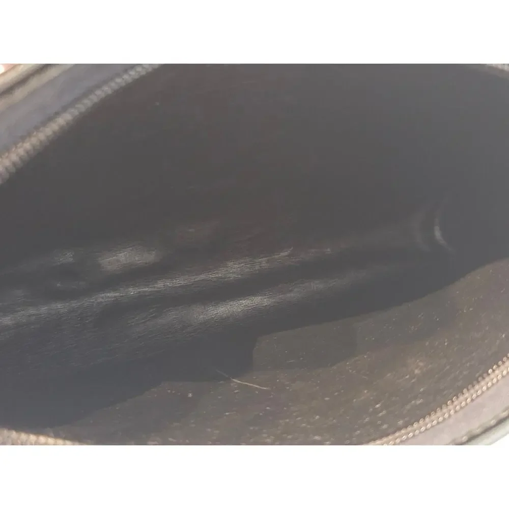 Christian Dior Trotter Monogram Shoulder Bag Navy Canvas CD Logo Vintage - Picture 14 of 16